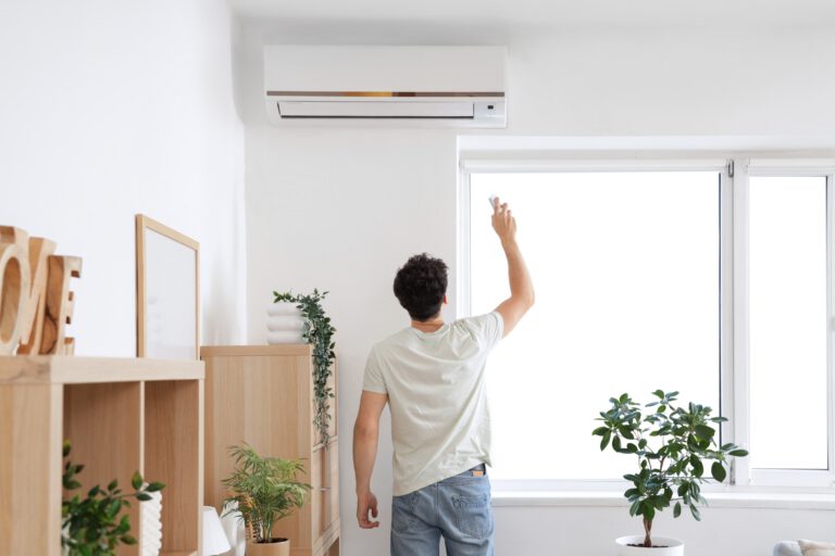 Klimaanlage wird eingeschaltet